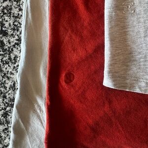 Lululemon Light Green Orange and Gray 5 Year T-Shirts